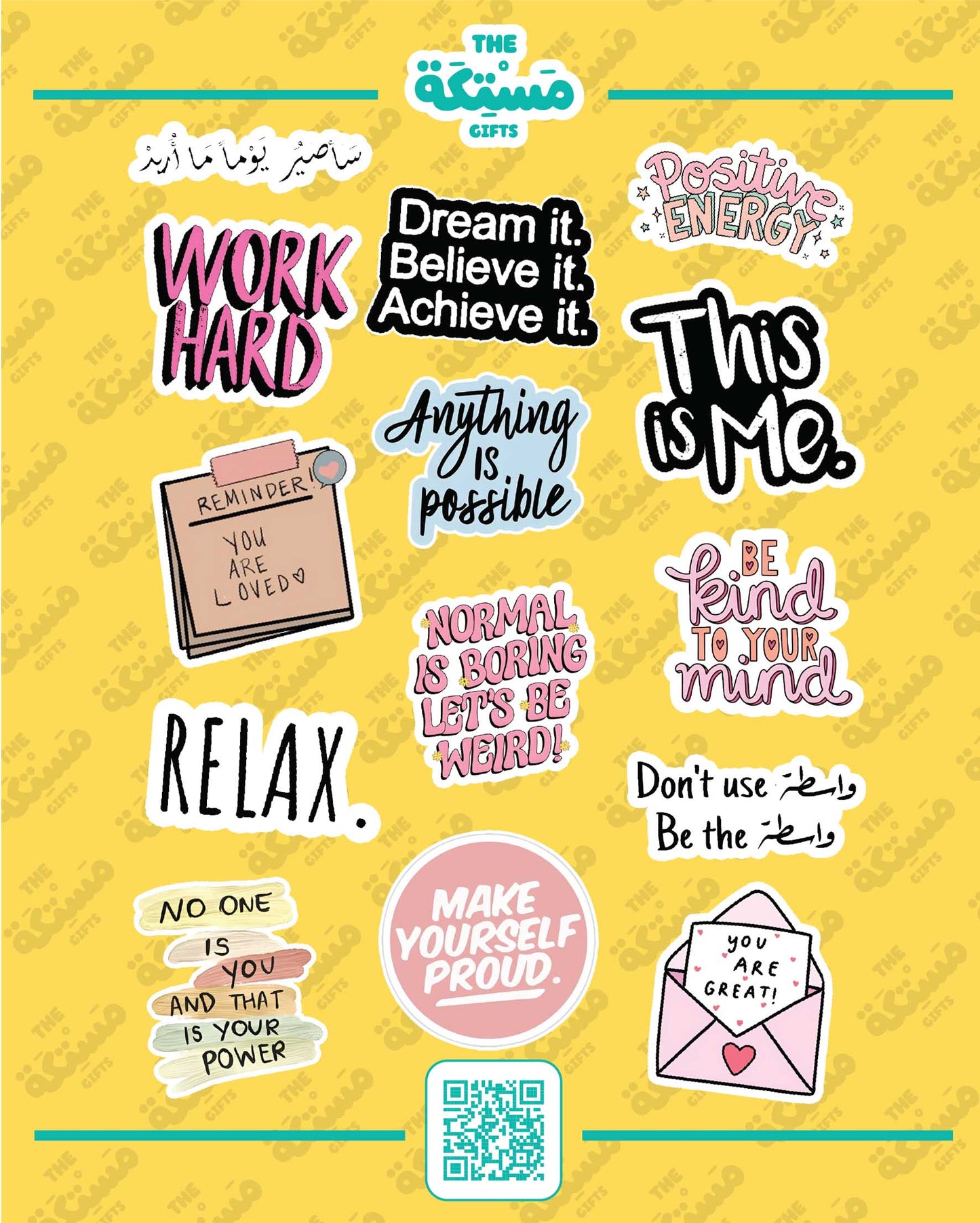 WORK 2: STICKERS SHEET