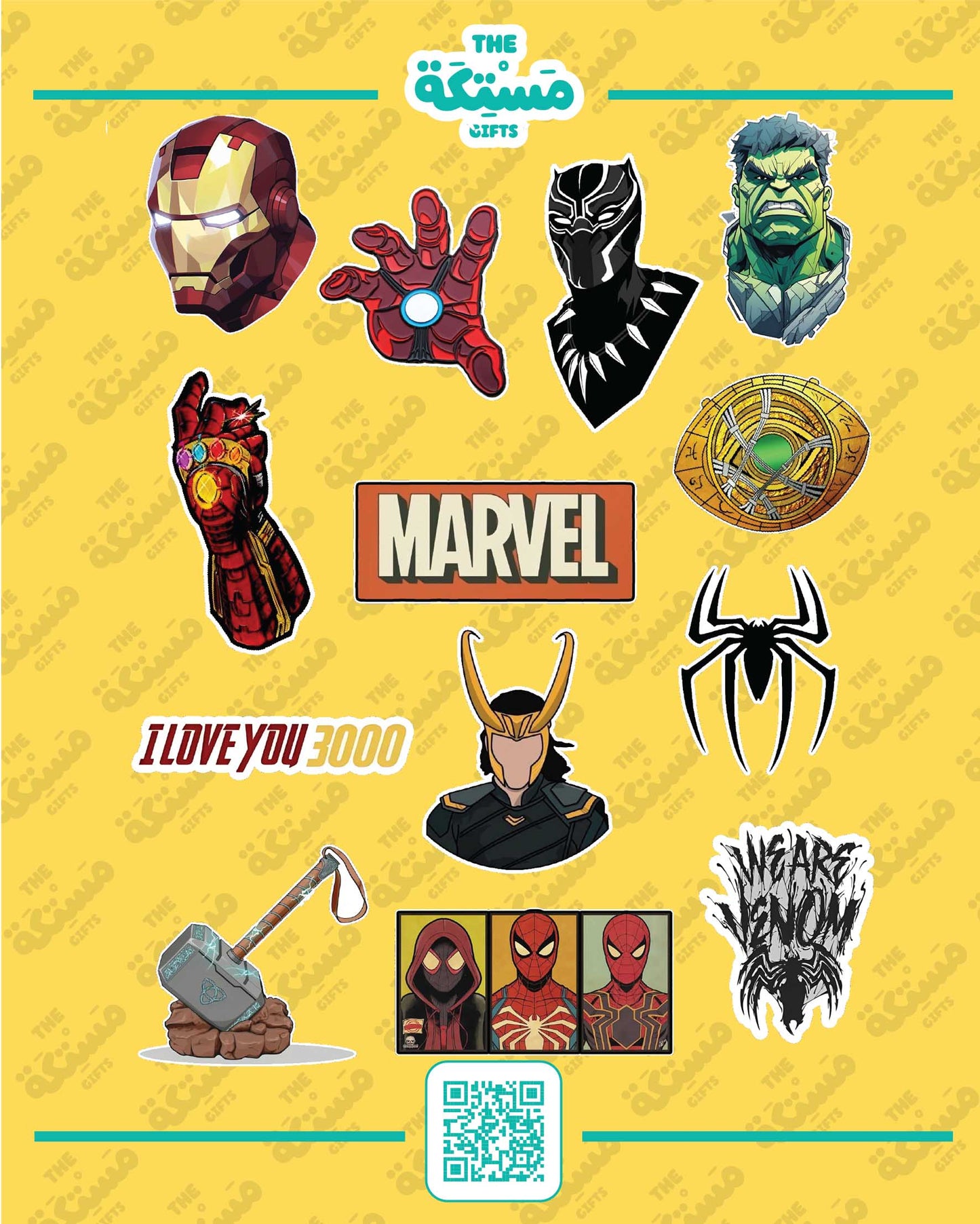 MARVEL : STICKERS SHEET